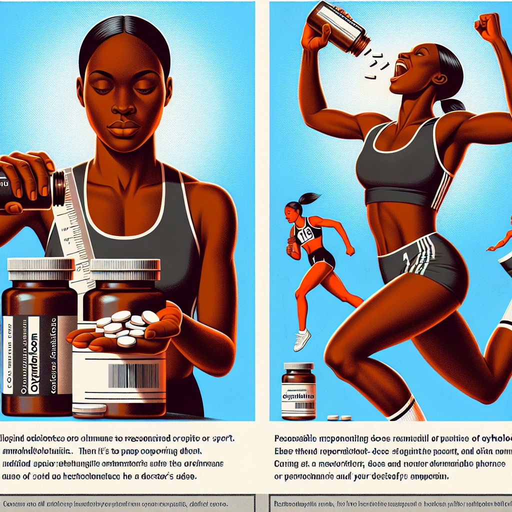 Responsible use of oxymetholone tablets in sports