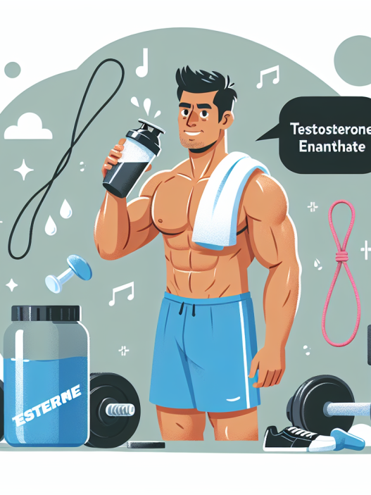 Enhancing muscle recovery with testosterone enanthate post-workout