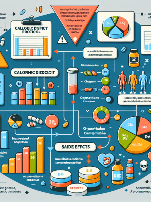 Caloric deficit protocol with oxymetholone compresse