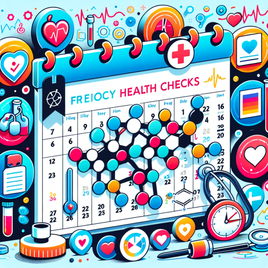Frequency of health checks during trestolone