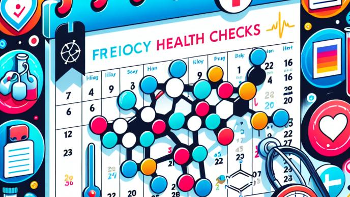 Frequency of health checks during trestolone