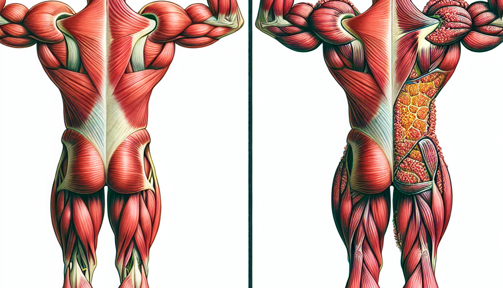 Hardening effect of oxandrolone on muscles