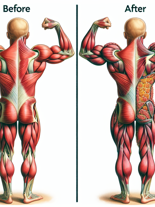 Hardening effect of oxandrolone on muscles