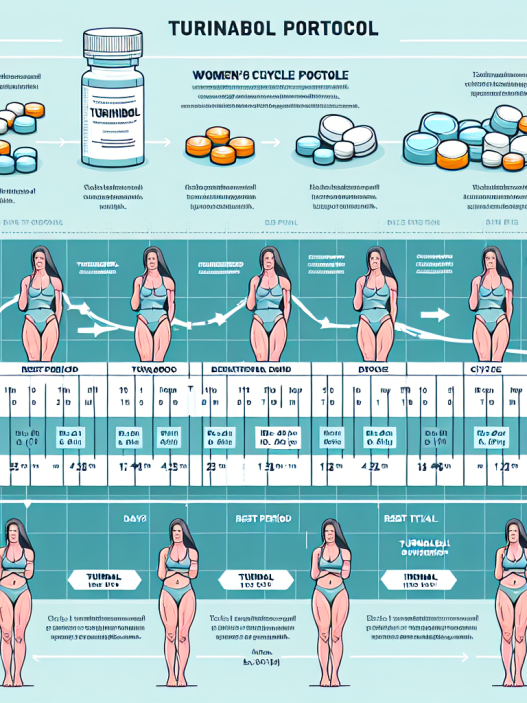Women's cycle protocol for turinabol